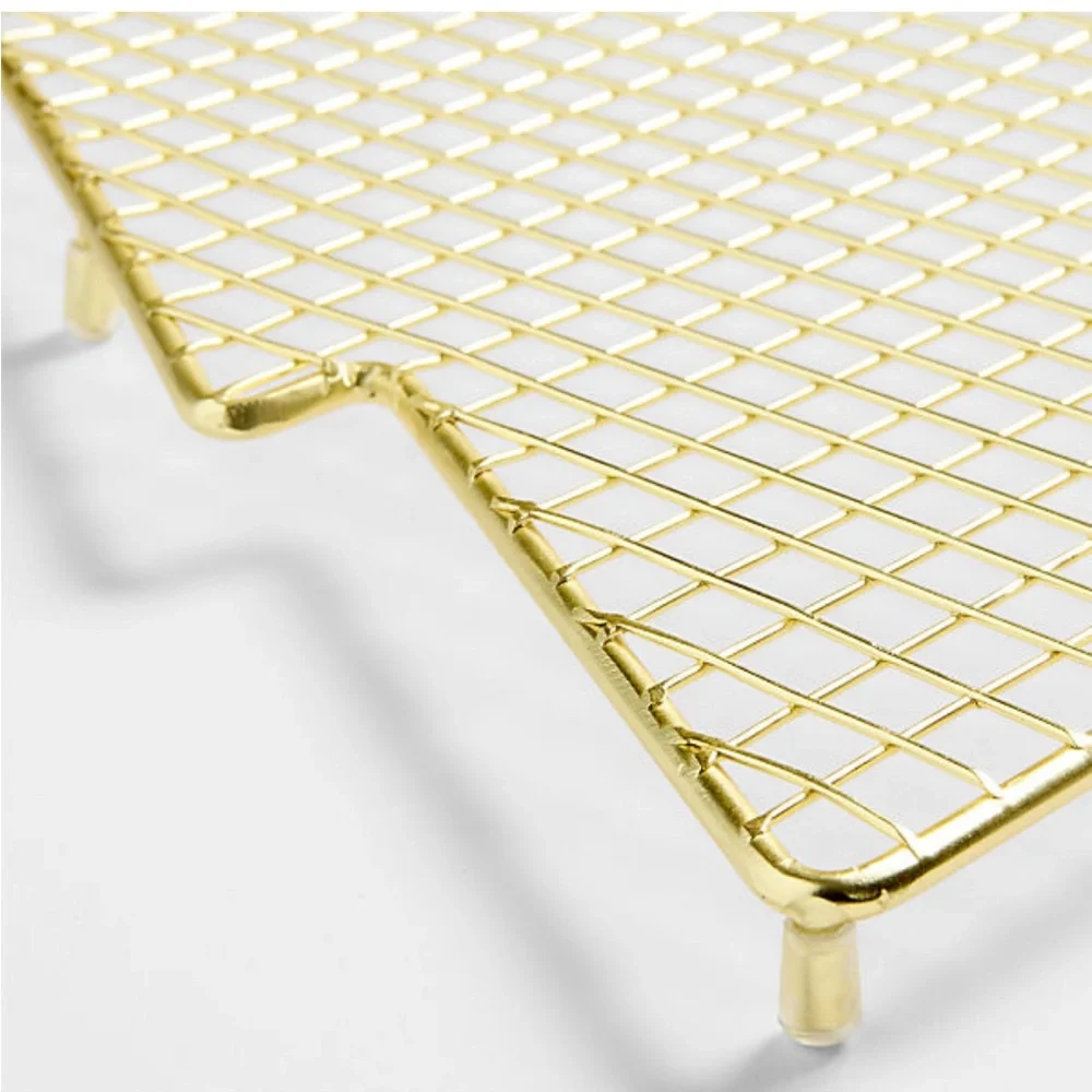 New! Crate&Barrel Brass Tree Shaped Cooling Rack